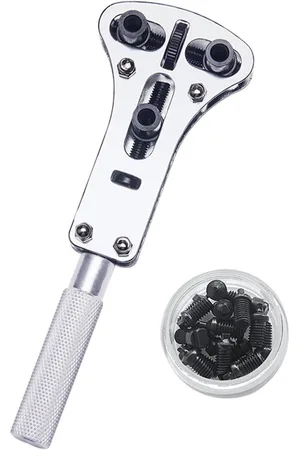 Merkloos Back Remover Watch Removal Tool - Horloge Behuizing Verwijderaar - Geschikt voor het Demonteren en Repareren van Horloges - Roestvrij Staal