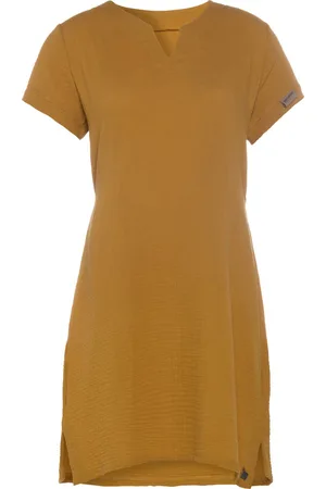 Knit Factory Indy Dames Jurk - Tuniek - Zomerjurk - Strandjurk - - L - 100% Biologisch katoen