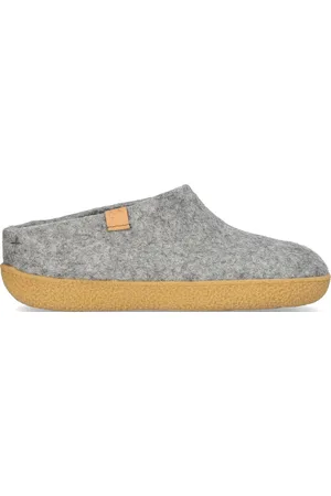 Tofvel Slipa Maha Wolvilt Instap Pantoffels Marbled Light Grey