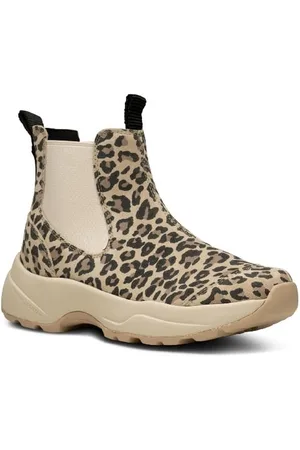 Woden Silje Chelsea Boots Animal