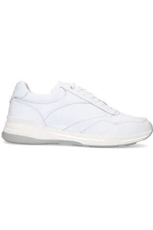 Van Lier Heren - Witte leren sneakers
