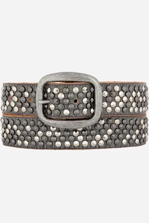 Amsterdam Heritage Britta | Leren Riem met Pyramide Studs