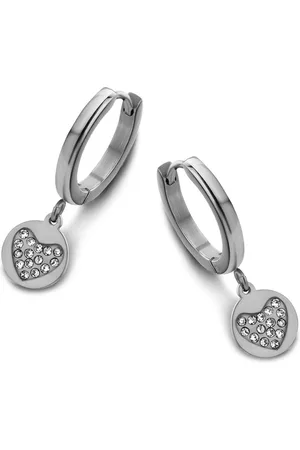 CO88 Beloved 8CE 70099 Stalen Oorringen - Hart 8 mm