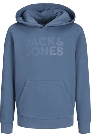 JACK & JONES JACK&JONES JUNIOR JJECORP LOGO SWEAT HOOD NOOS JNR Jongens Trui - Big Tonal