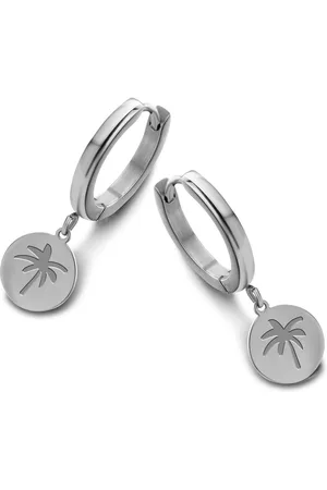 CO88 Sense 8CE 70088 Stalen Oorringen - 16 mm - Palmboom