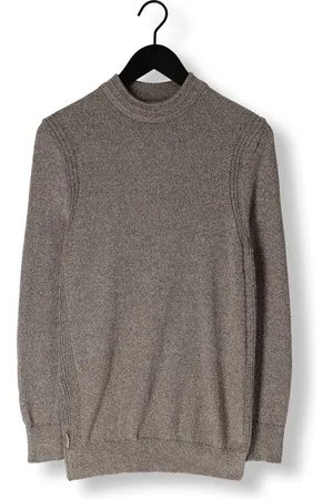 Cast Iron Mock Neck Regular Fit Cotton Mix Truien & Vesten Heren - Sweater - Hoodie - Vest-