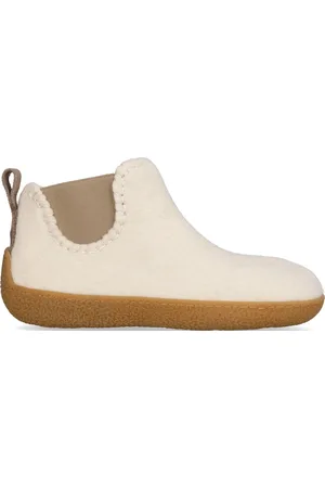 Tofvel Celsi Wolvilt Pantoffels White