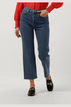 7 for all Mankind Logan Stovepipe Blaze With Raw Cut Hem Jeans Dames - Broek -