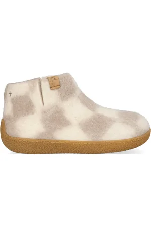 Tofvel Rabara Maha Wolvilt Pantoffels White/Diamond