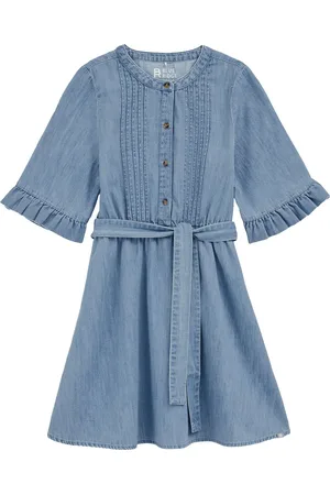 WE Fashion Meisjes denim jurk