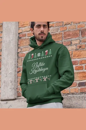 B and C Friese Kerst Hoodie Noflike Krystdagen Candy Cane