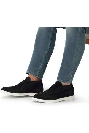 Manfield Heren - Zwarte suède boots
