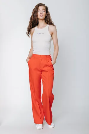Colourful rebel Rus Pintuck Straight Pants