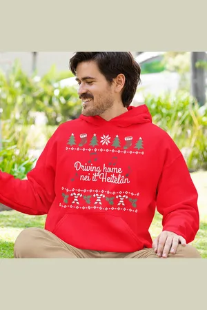 B and C Friese Kerst Hoodie Driving Home Nei It Heitelân