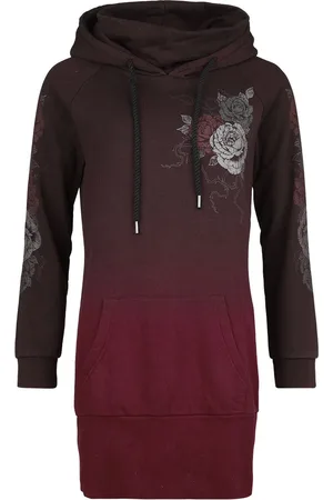 EMP Zwart/donkerrood jurkje met kleurverloop Vrouwen - XL