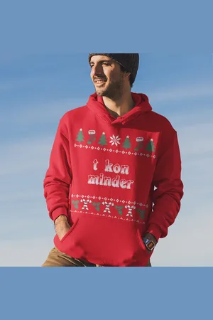B and C Groningen Kerst Hoodie T Kon Minder Candy Cane