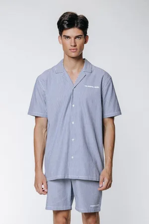 Colourful rebel Ezra Boulevard Stripes Short Sleeve Shirt