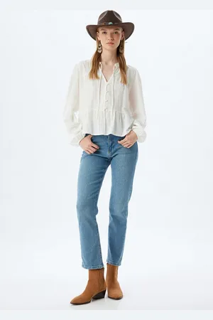 Koton Normale taille Slim recht Jeansbroek