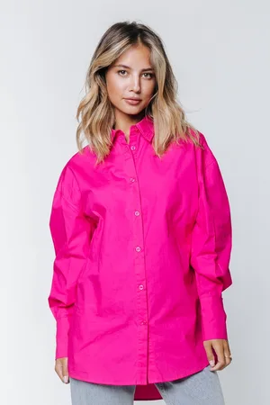 Colourful rebel Talia Oversized Boyfriend Blouse