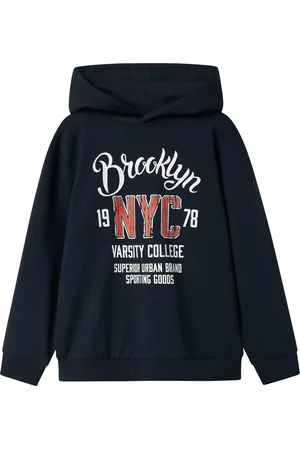 NAME IT NKMVUGO LS NREG SWEAT WH BRU Jongens Trui