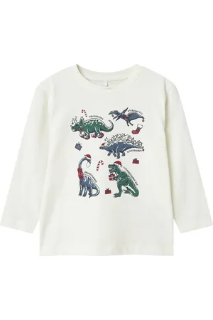 NAME IT NMMVISMAS LS NREG TOP - Jongens - Lange mouwen shirts