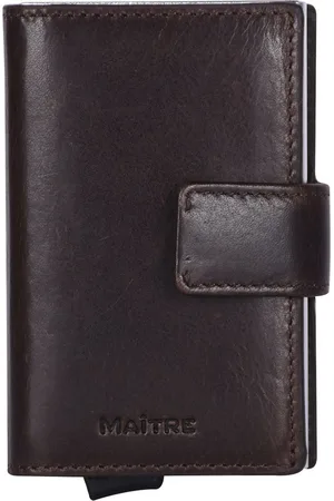 Maître Maître Birkheim C-Two Kredietkaart etui RFID-bescherming Leer 6.5 cm