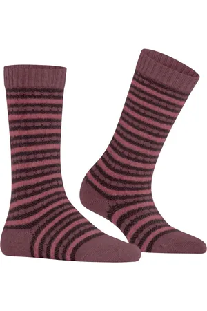 Falke Fluff Lines Dames Bootsokken 47054- -39-42