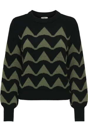 JDY Tina Jacquard Knitted Sweater Dames