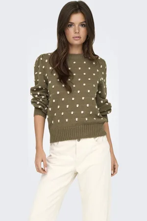 JDY SIGRID LIFE L/S ON PUFF PULL KNT NOOS - Dames - Gebreide truien