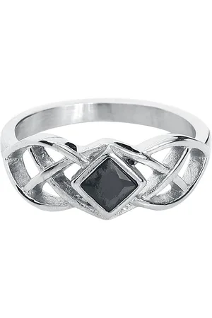etNox Celtic Knot Ring 53 Roestvrij staal - Gothic, Middeleeuwen, Vikings