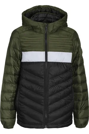 JACK & JONES JACK&JONES JUNIOR JJEHERO PUFFER HOOD NOOS JNR Jongens Jas
