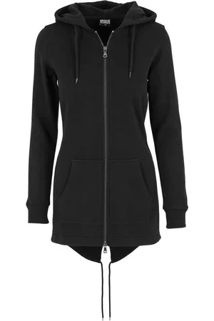 Urban classics Ladies Sweat Parka Vest met capuchon XS Dames