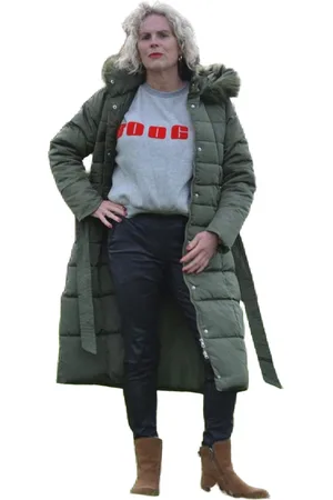Merkloos Innsbruck - puffer - winterjas - lang - damesjas - - maat XXL