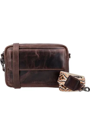Hide & Stitches Next Navajo Schoudertas - - 100% Leer