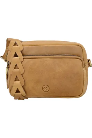 Hide & Stitches Daydreamer Crossbody Schoudertas - - 100% Leer