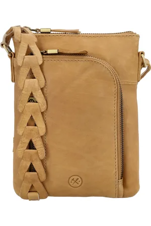 Hide & Stitches Daydreamer Crossbody Schoudertasje - Schoudertas - Trendy Hengsel - Telefoon Portemonnee Tasje - - 100% Leer