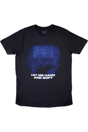Billie Eilish Hit Me Hard And Soft Blue Lines Heren T-shirt - S