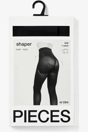 Pieces® Panty 40 Den - Buik Corrigerende panty - Shapewear - L/XL