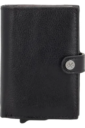 Hide & Stitches Porto Safety Wallet - Premium Portomonnee - 100% Leder - - 100% Leer