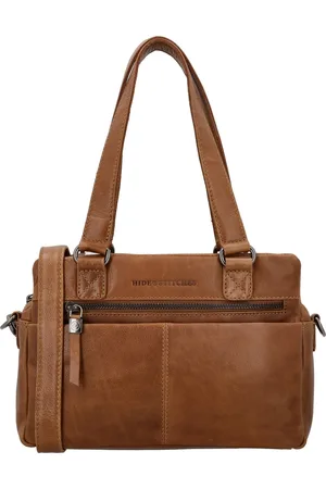 Hide & Stitches Porto Handtas Schoudertas - - 100% Leer
