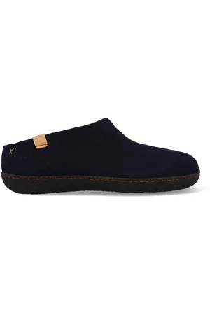 Tofvel Slipa Wolvilt Instap Pantoffels Navy Blue