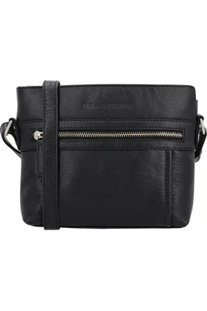 Hide & Stitches Mississippi Crossbody Schoudertasje - Ritsvakken - Trendy Schoudertas - - 100% Leer
