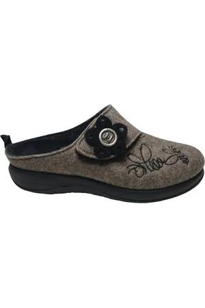 Fly flot Mt 36 - open hiel warme vilten pantoffels