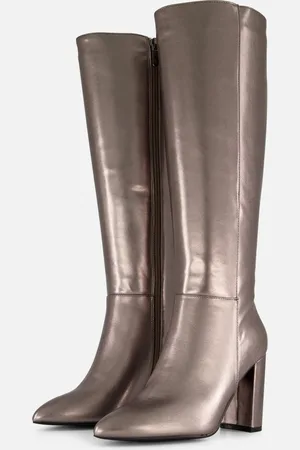Posh By Poelman Hoge laarzen goud Pu - Dames