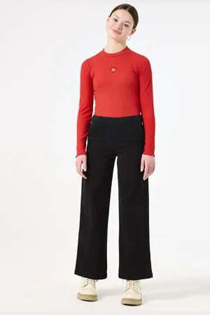 Garcia T42723 Meisjes Straight Fit Broek Zwart