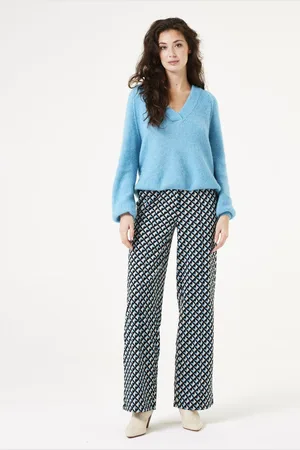 Garcia X40311 Dames Straight Fit Broek Zwart
