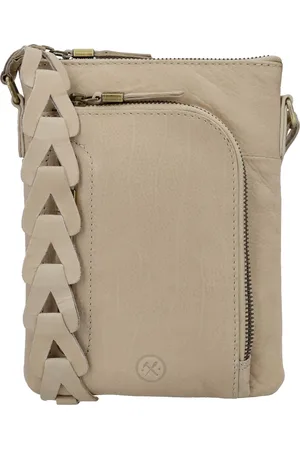 Hide & Stitches Daydreamer Crossbody Schoudertasje - Schoudertas - Trendy Hengsel - Telefoon Portemonnee Tasje - - 100% Leer
