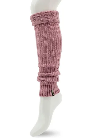 Bonnie Doon Beenwarmers Roze Unisex Onze Size - Dames en Heren - Sleever - Legwarmer - Grof Gebreid - Wol - 1 paar - Warm - Comfortabel - Roze - - Mode Accessoire - BE021766.357