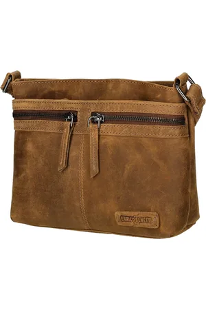 Enrico Benetti Kleine Crossbodytas / Schoudertas Dames - Leer - Hunter