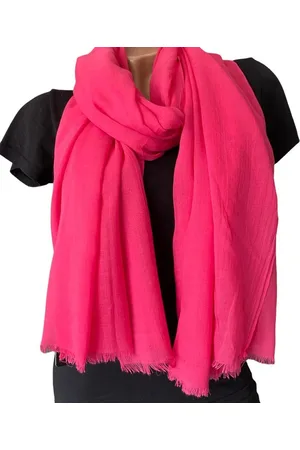 Merkloos Lange Dunne Sjaal - Fuchsia - 180 x 100 cm (86319826823#)